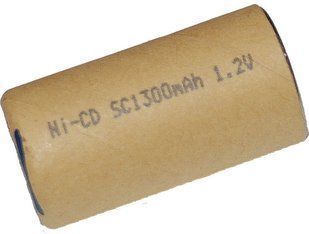 Банка Ni-CD 1300 mAh 1.2V для аккумулятора шуруповерта d22 h43 87039-105 фото