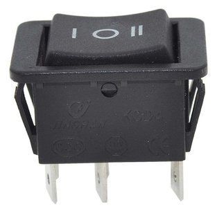 Тумблер 3 положения 6 контактов 25*34 mm 16A 00898-603 фото