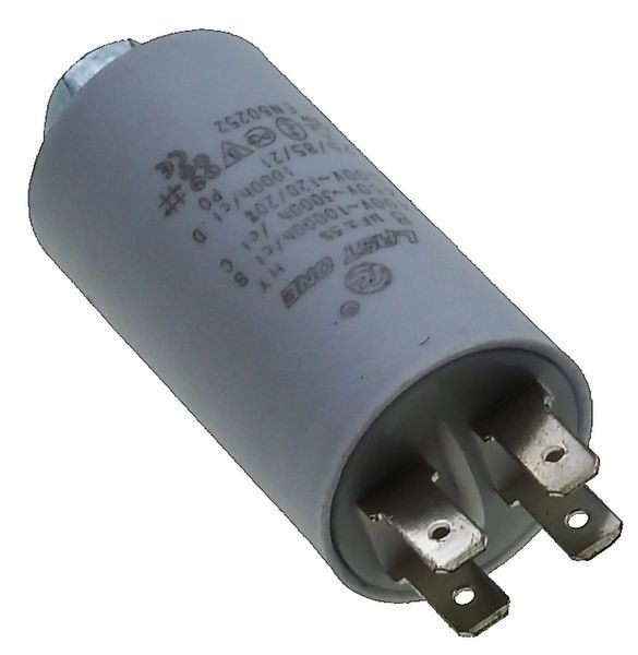 Конденсатор Last One 8мкф клеми + гвинт HY2 CBB-60M (D30 / H57 мм) 27781-005 фото