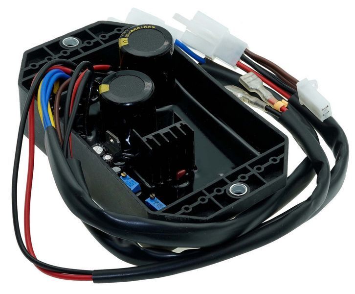 AVR регулятор напряжения дизельного генератора (220V) (560мкф 250В) 78x147мм 10 проводов 86002-1208 фото