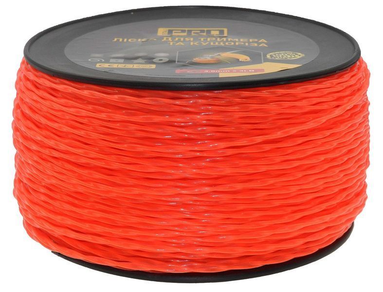 Ліска косильна спіраль d3 мм 3 LB (221 м) еліпс 50709-100 фото