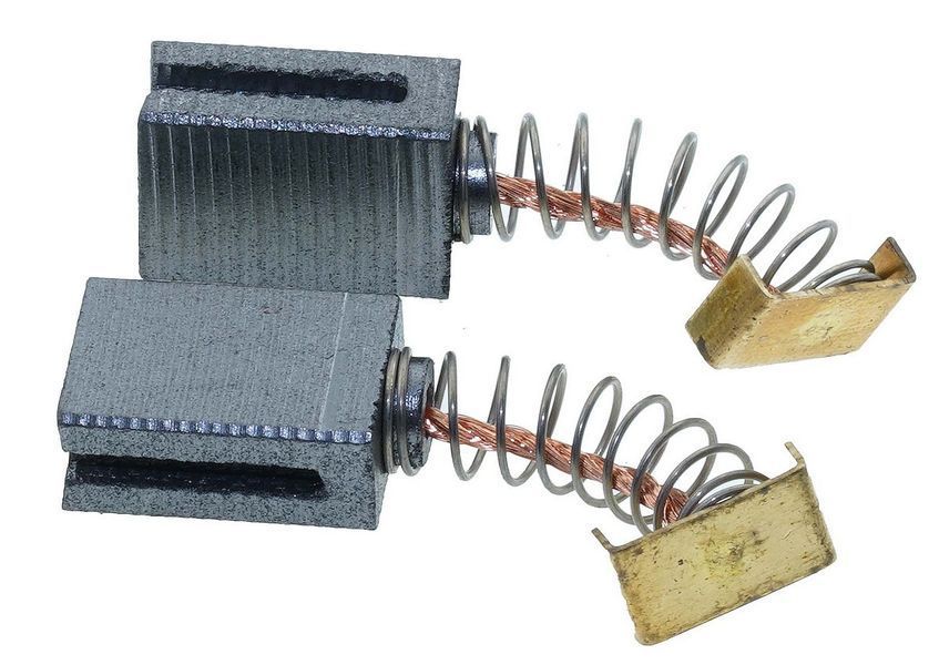Щетки 6,5х11,5х17 триммера Tekhmann BCE-2014, Forte EMK-1600 пружина п-образная 050317-824 фото