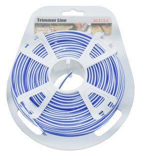 Ліска косильна квадрат d3 мм 1 LB (50 м) двокомпонентна пластикова упаковка 10773-529 фото
