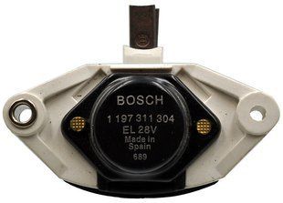 Регулятор напруги 28V + щітки Bosch 1 197 311 301 398972-018 фото