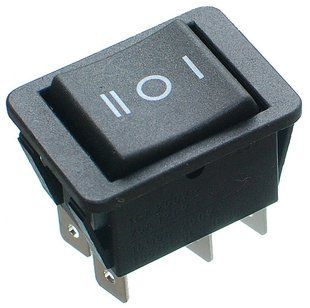 Тумблер 3 положення 6 контактів пружина 25*34 mm 16A 00899-604 фото