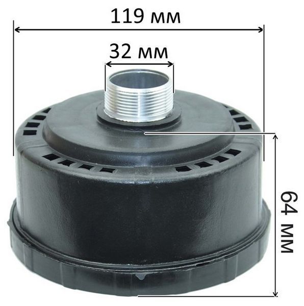 Фільтр компресора PT-9084 пластик 1" (D119*H64) 36466-224 фото