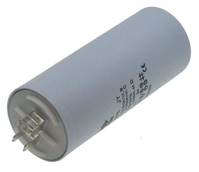 Конденсатор JYUL CBB-60H 60 мкф &mdash; 450 VAC клеми (49*120 mm) 64561-138 фото