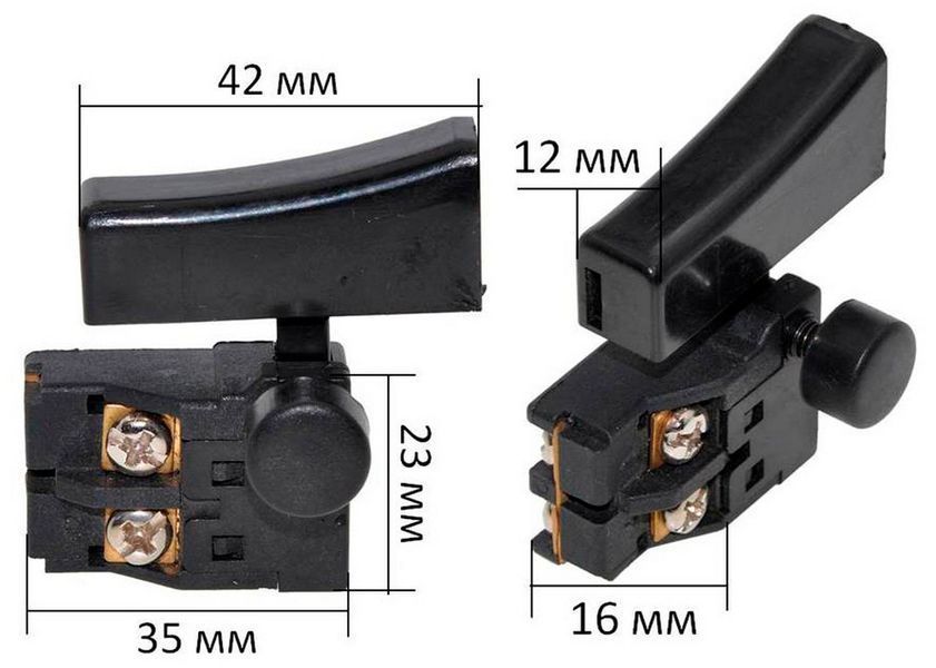 Кнопка шліфувальні машини Makita BO3700 аналог 651286-5 30715-040 фото