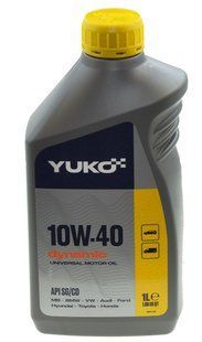 Масло YUKO DYNAMIC 10W-40 SAE API SG/CD 1л 45312-275 фото