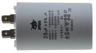 Конденсатор JYUL CBB-60H 25 мкф &mdash; 450 VAC клеми (45*70 mm) 64554-131 фото