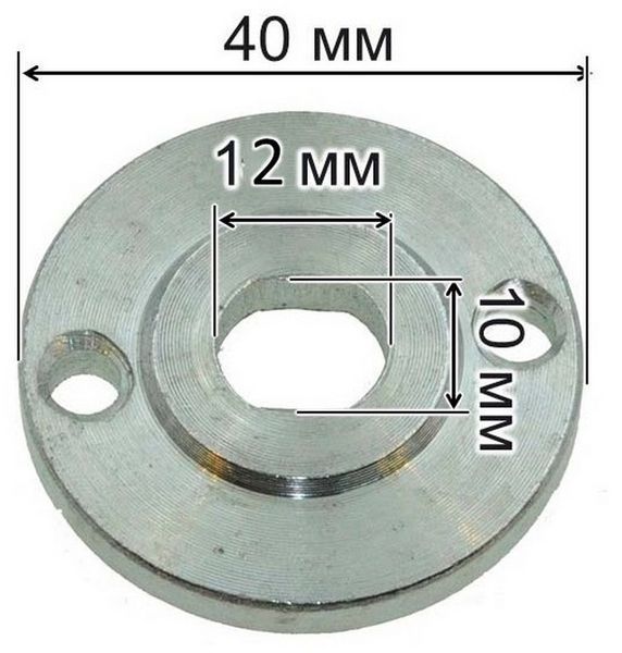 Фланец дисковой пилы Фиолент ПД4-54 ИДФР711445002-02И (d10*12*40/h6 мм) 92555-401 фото
