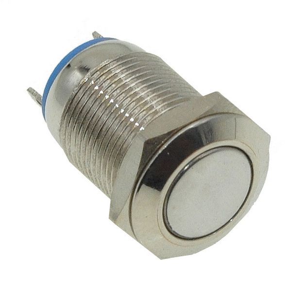 Кнопка антивандальная d14mm резьба 12mm h18mm 2 контакта 77805-508 фото