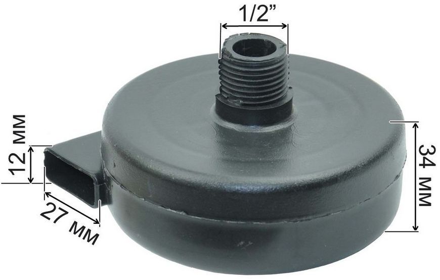 Фільтр повітряний компресора равлик 1/2"(різьблення 20мм) 21406-022 фото