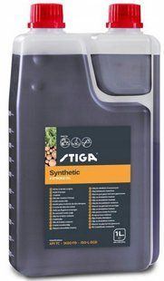 Олива для двотактних двигунів STIGA синтетична 1л, 1111-9230-01 69106-655 фото
