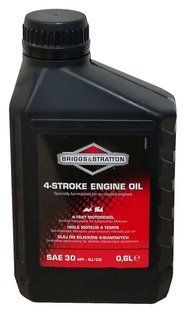 Масло для 4-х тактных двигателей Briggs&Stratton SAE 30 0.6л (100005E) 345650-587 фото