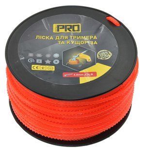 Ліска косильна ріжучий зуб d4 мм 3 LB (85 м) 37011-586 фото