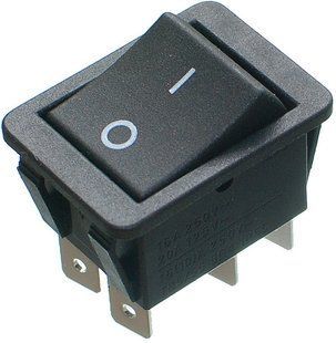 Тумблер 2 положения 6 контактов 25*33 mm 16A 00908-613 фото