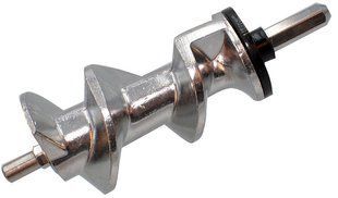 Шнек мясорубки L128 D1 7mm квадрат D2 8mm наружный шестигранник + пластиковая втулка 81295-007 фото