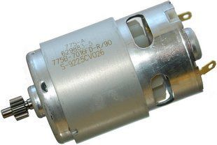 Двигун шуруповерта Makita 6391D 18V оригінал 629937-8 d46 h76 шестерня d10 14 зубів 32124-187 фото