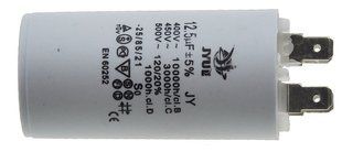 Конденсатор JYUL CBB-60H 12,5мкф &mdash; 450 VAC клеми (34*68 mm) 64548-125 фото
