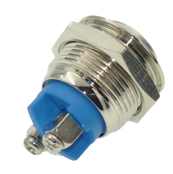 Кнопка антивандальная d18mm різьблення 16mm h25mm 2 контакти під гвинт 00816-520 фото