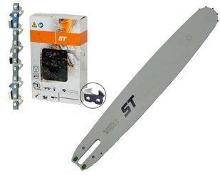 Шина 40см + цепь 60 звеньев ST MS-250 / MS-361 оригинал шаг 325 паз 1,6 (цепш170 + цепш107) 53684-721 фото