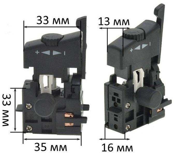 Кнопка дрель Sparky BUR 150 VJ Parts 31255-346 фото