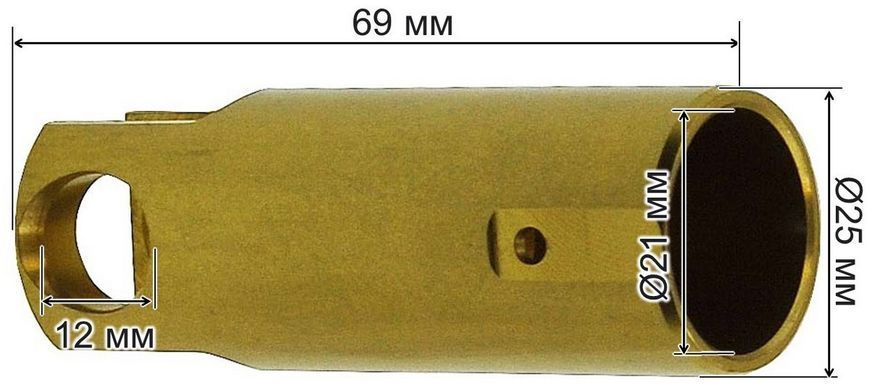 Пістон перфоратора Bosch 2-26 з покриттям(21*25 L69) 71005-2495 фото