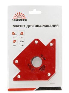 Уголок магнитный для сварки (стрела) Vitals 23 кг 45, 90, 135 градусов 45876-049 фото
