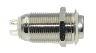 Кнопка антивандальная d14mm різьблення 12mm h25mm 2 положення 2 контакти 00809-513 фото