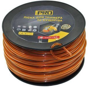 Ліска косильна квадрат d3 мм 3 LB (152 м) з кордом 439330-394 фото
