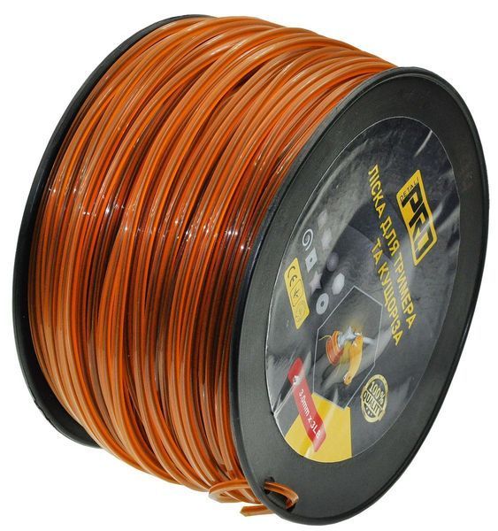 Ліска косильна квадрат d3 мм 3 LB (152 м) з кордом 439330-394 фото