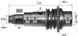 Ствол перфоратора Bosch GBH 2-22 RE в зборі (L-121, d 25 * 30 шестерня 40 зубів d50) 70843-011 фото 2