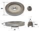 Пара болгарки УШМ Makita 9047 d1 15*81,5 d2 9*21 h18,5 134436-4294 фото 2