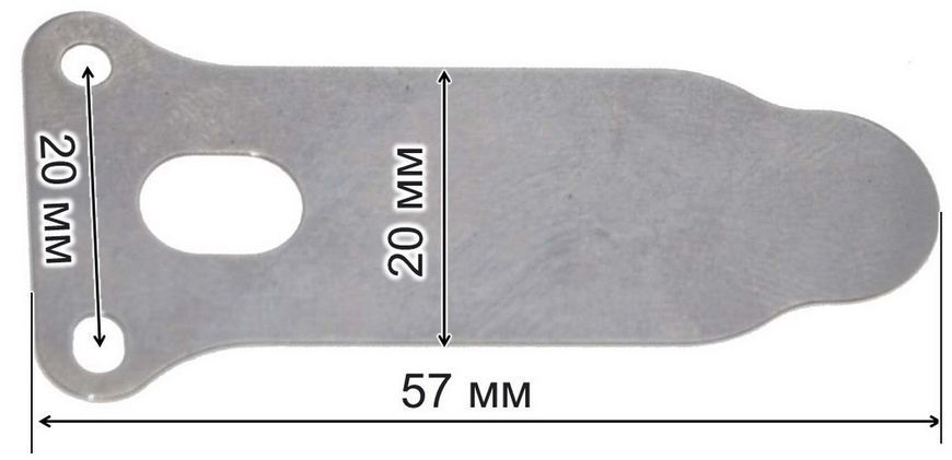 Мембрана компрессора C41 L57mm (1 шт) 103648-434 фото