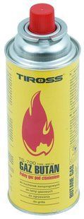 Баллон газовый "Tiross" 227г / 400ml универсальный всесезонный 74920-445 фото