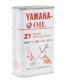 Масло для 2-х тактных двигателей YAMAHA OIL 2T 1л, ж/б прямоугольная / полусинтетика 30175-232 фото