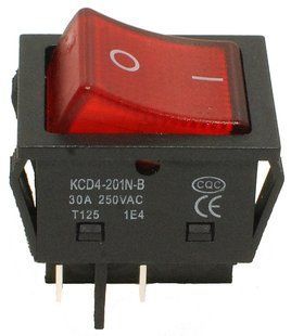 Кнопка сварочного аппарата 30A 2 положения 4 контакта 25*31 mm 645027-1275 фото