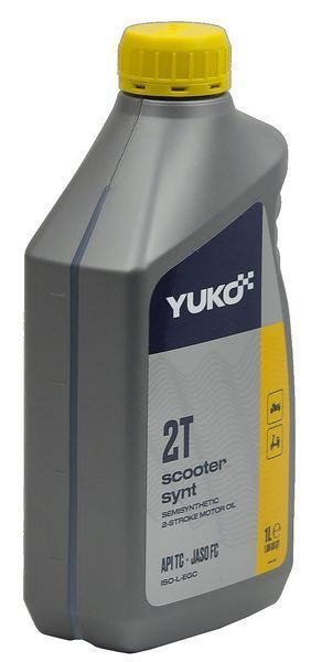 Масло YUKO SCOOTER SYNT 2T (FC) для 2-тактних двигунів 1 л 38592-287 фото