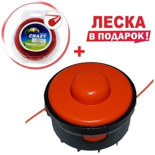 Шпуля електротріммераи d8 защіпка + жилка в подарунок d1.6 мм коло 15 м (шп089 + les006) 65729-007 фото