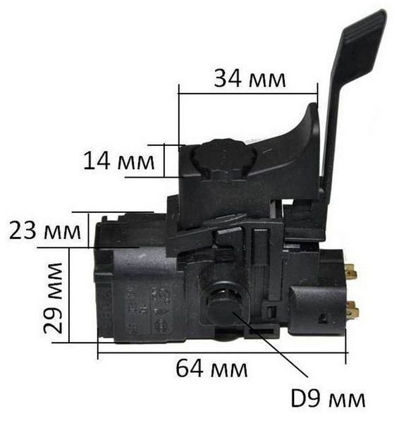 Кнопка перфоратора Bosch GBH 2-24 с регулировкой 1617200056 30707-032 фото