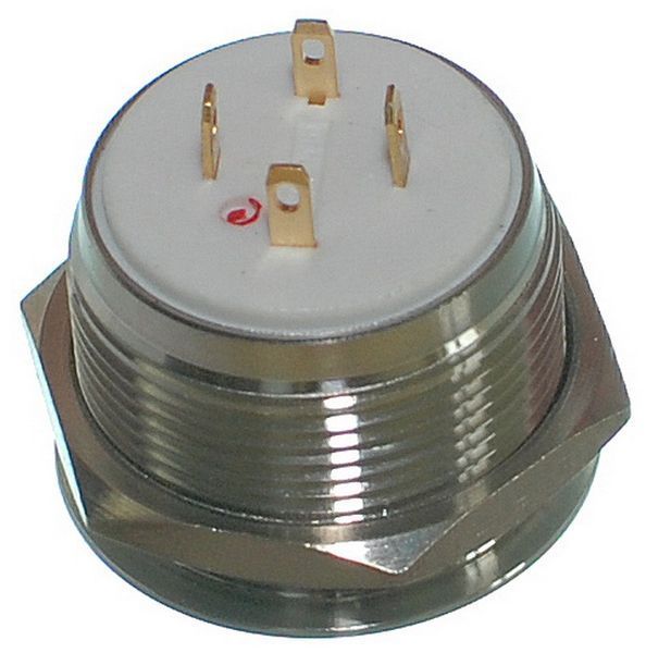 Кнопка антивандальна d25mm різь 22 mm h18 mm 4 контакти індикація 70499-572 фото