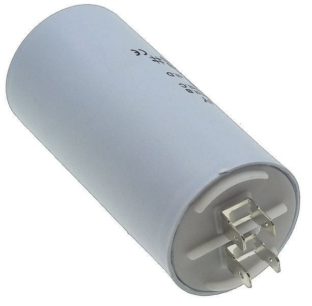 Конденсатор JYUL CBB-60H 40мкф - 450 VAC клеммы (45*94 mm) 64557-134 фото
