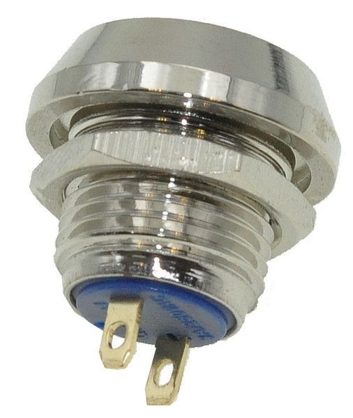 Кнопка антивандальна d17,5mm різь 12mm h17mm 2 контакти 66758-507 фото
