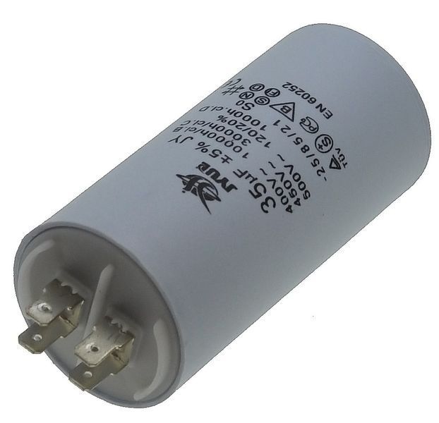 Конденсатор JYUL CBB-60H 35мкф - 450 VAC клеми(45*94 mm) 64556-133 фото
