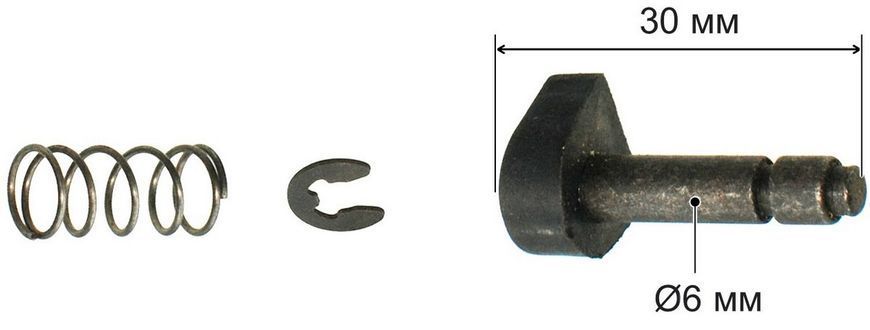 Стопорна кнопка болгарки Ferm 125 d6 h30 87559-037 фото