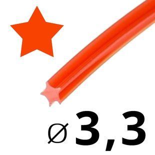 Ліска косильна зірка d3.3 мм (на метраж, min 10 m) 326702-465 фото
