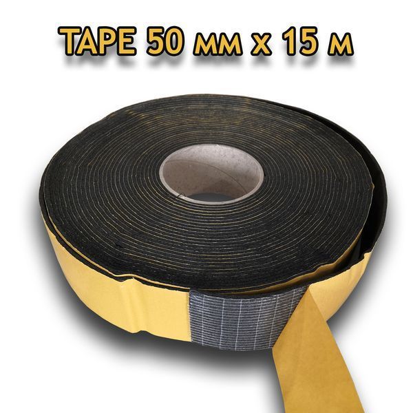 Каучуковая звукоизоляционная лента PA-FLEX 3мм х 40 мм х 15 м 34015 фото