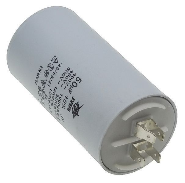Конденсатор JYUL CBB-60H 50мкф - 450 VAC клеми(50*92 mm) 64559-136 фото