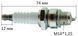 Свеча зажигания 2-T генератора ET-950 L74mm резьба M14*1.25 12mm 66975-150 фото 2